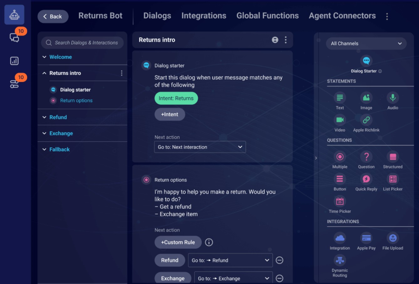 AI Service Desk Assistant screenshot